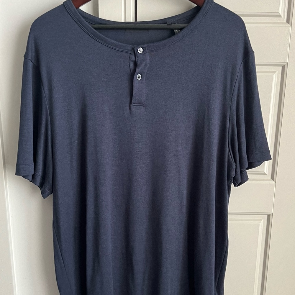 Theory Short Sleeve Henley